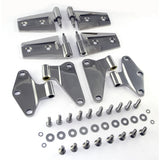 Rugged Ridge - Door Hinge Kit, Stainless Steel; 07-16 Jeep Wrangler JK - 11111.20
