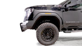 Fab Fours - 2024-2026 GMC HD Black Steel Elite Sensor Front Bumper w/ No Guard - GM24-Q6261-1