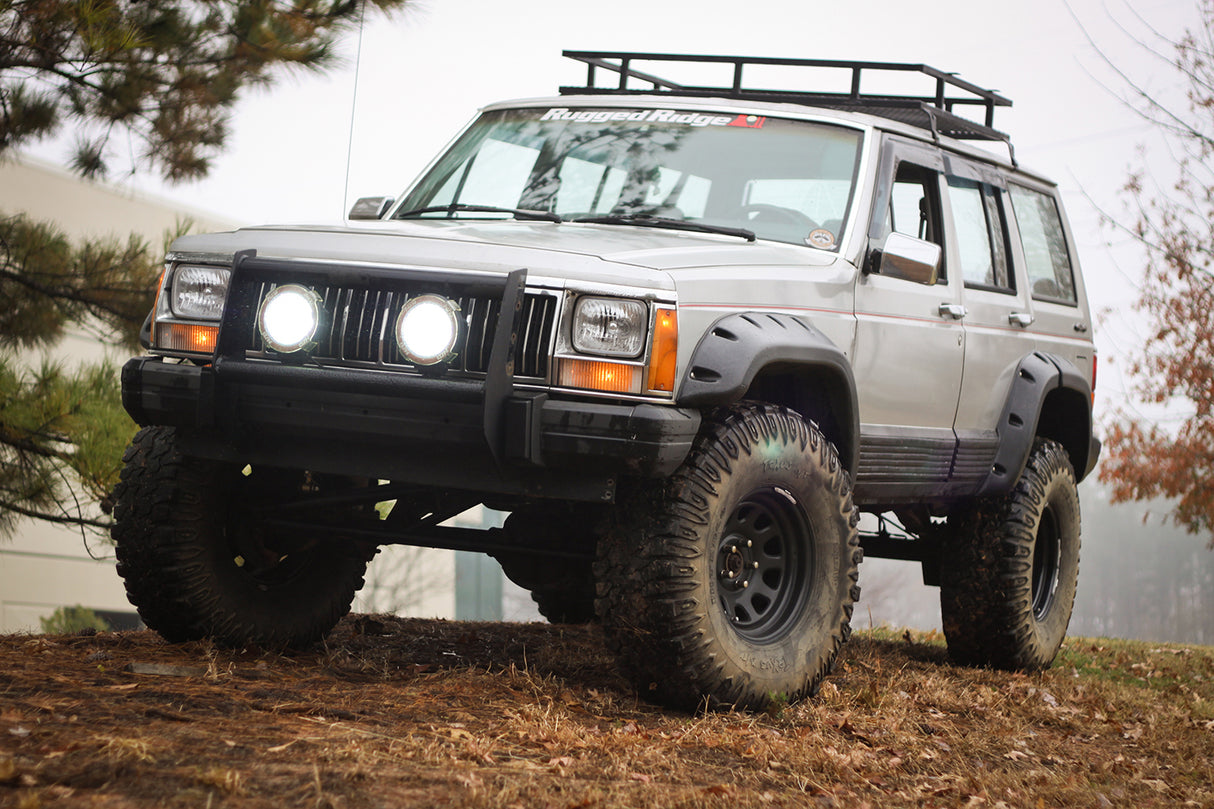 Rugged Ridge - 6 Piece All Terrain Fender Flare Kit, 4-Door; 84-01 Jeep Cherokee XJ - 11634.10