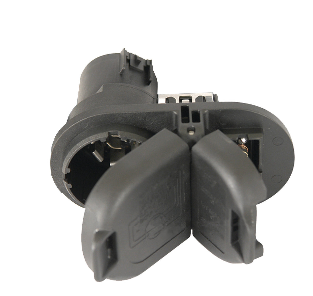 Husky Towing - 33072 4 Way Flat & 7 Way Rnd Utilizes OEM Connectors Mounting Bracket Bulk