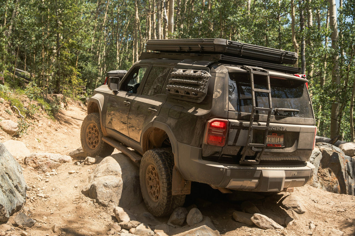 CBI - Land Cruiser Standard Overland Rock Sliders | 2024-2025 - Bare Metal - 300-000-016-055