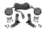 LED Light Kit - Ditch Mount - Black Series Round - 3.5 Inch - Amber DRL - Chevy 1500 (99-06)