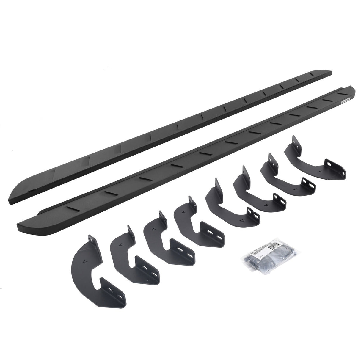 Go Rhino 63443973SPC - RB10 Slim Running boards - Complete Kit: RB10 Slim Running board + Brackets - Textured Black