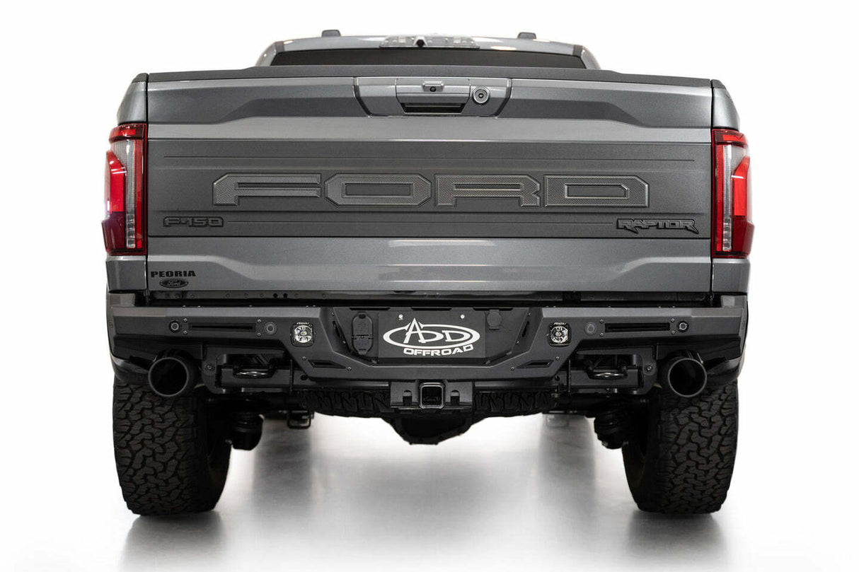 Addictive Desert Designs - 2021+ Ford F-150 Raptor Rock Fighter Rear Bumper - R210121090103