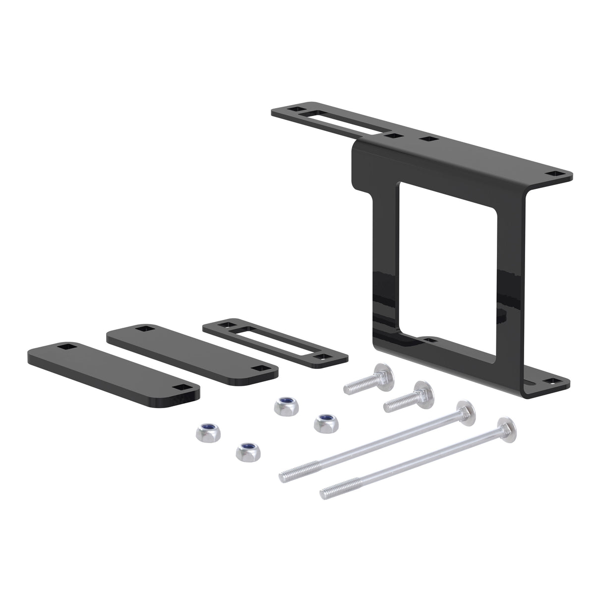 Curt - Easy-Mount Wiring Bracket for 4 or 5-Way Flat (2" Receiver) - 58001