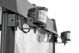 Rough Country - LED Light - RR Cage Mount - 2" Black Flood Pair - Polaris Ranger 1000 Ranger XP 900 1000 - 93145
