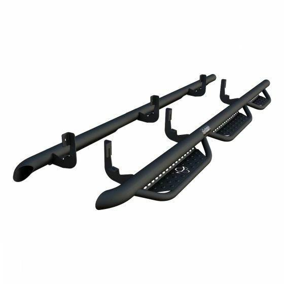 Ranch Hand - Midnight Running Steps, Select Chevrolet Silverado, GMC Sierra 2500, 3500 HD - MRSC191C6B6S