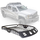Go Rhino 59047T - SR40 Tubular Steel Roof Rack With 4x Light Mount Openings - 60" Long  - Textured Black