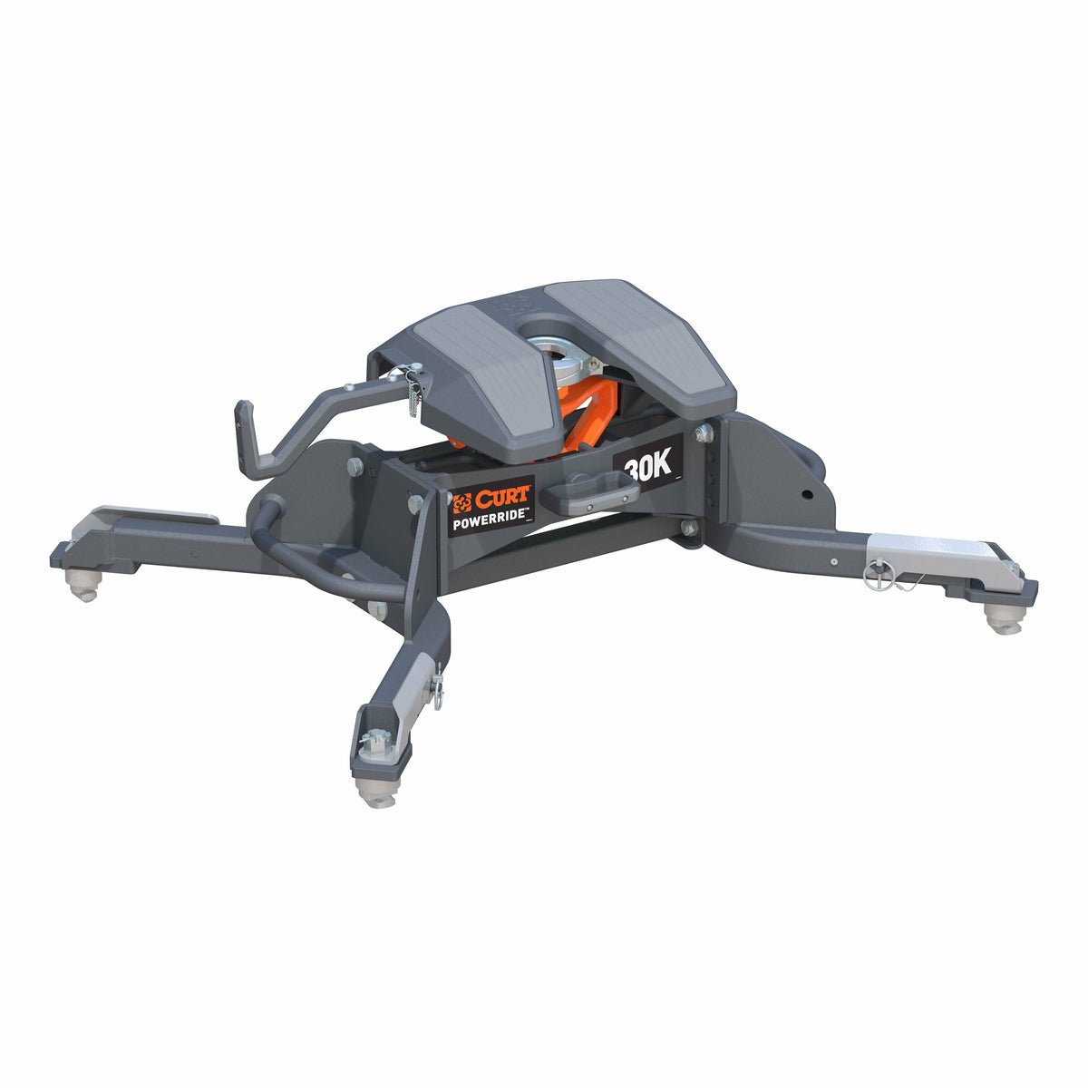 Curt - PowerRide 30K 5th Wheel Hitch, Select Ram 2500, 3500, 8' Bed - 16593