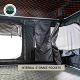 Overland Vehicle Systems - HD Bundu 2 - Hard Shell Pop Up Roof Top Tent, 2 Person, Grey Body and Black Rainfly - 18199901
