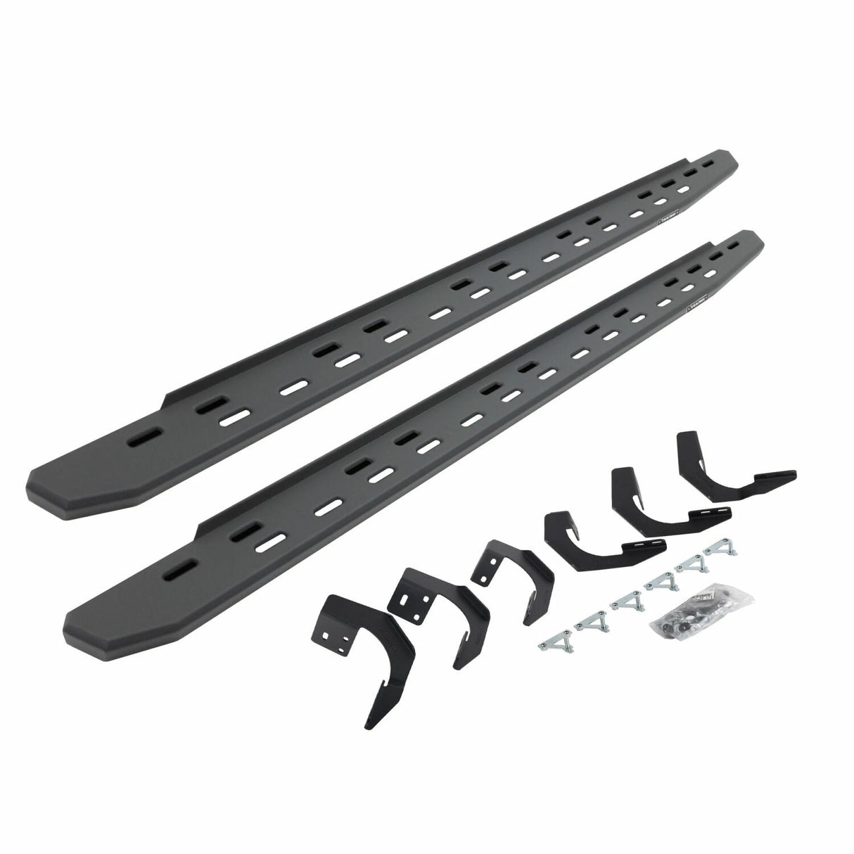 Go Rhino 69629980SPC - RB30 Slim Line Running Boards with Mounting Bracket Kit - Textured Black