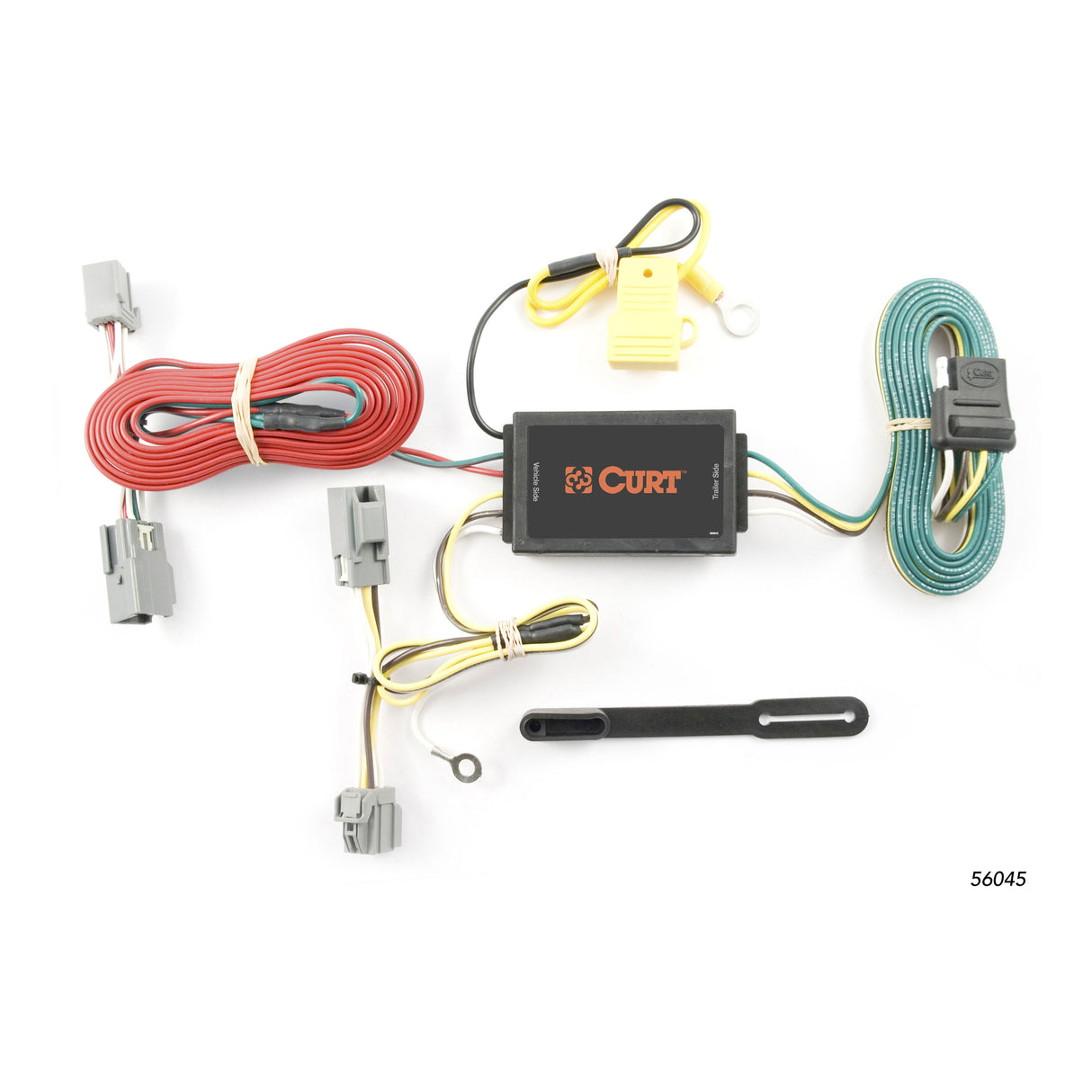 Curt - Custom Wiring Harness, 4-Way Flat Output, Select Volvo XC90 - 56045