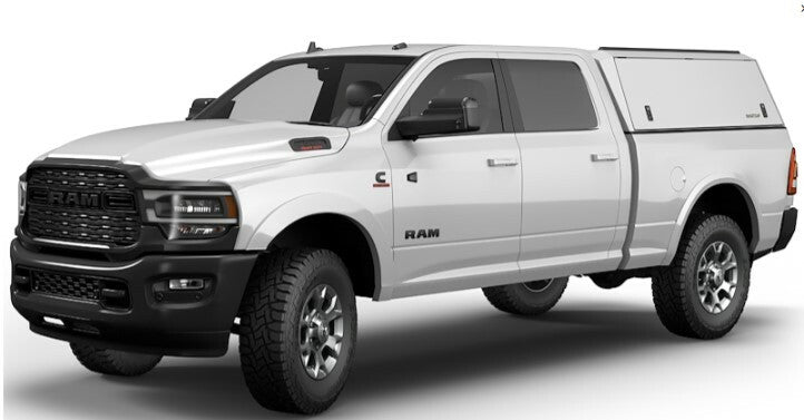RSI SmartCap - Ram 2500/3500 Truck Bed Cap Edge Defender OEM White 20-26 Ram 2500/3500 6.4 Foot Standard Bed - ED1033-WN