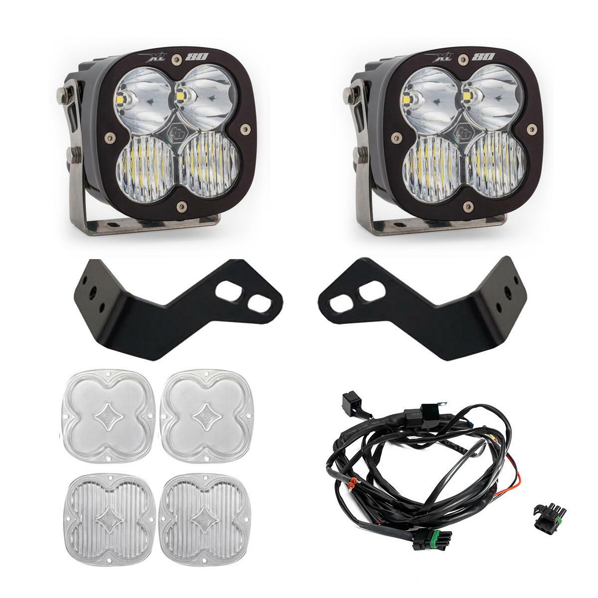 Baja Designs - Baja Designs 448189 Can-Am Maverick R XL80 A-Pillar Kit