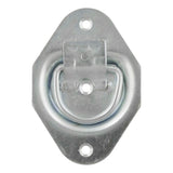 Curt - 1-3/8" x 1-7/8" Recessed Tie-Down Ring (1,200 lbs, Clear Zinc) - 83601