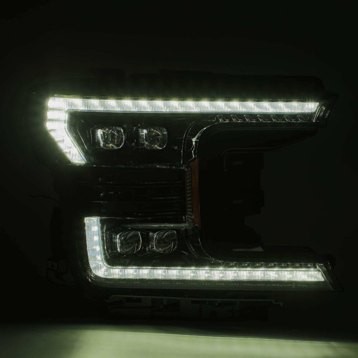 AlphaRex 880165 LED Projector Headlights in Alpha- Black