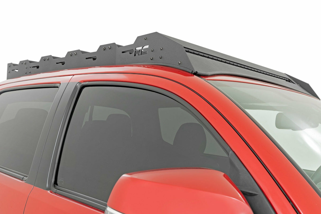 Rough Country - Roof Rack - Front LED Lights - Toyota Tacoma 2WD 4WD (2005-2023) - 73107