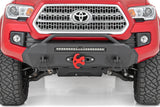 Rough Country - Front Bumper - Hybrid - 20" Blk DRL LED - Toyota Tacoma (16-23) - 10724