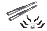 Go Rhino - 104443280PS - 4" 1000 Series Side Steps with Mounting Bracket Kit - Polished Stainless Steel