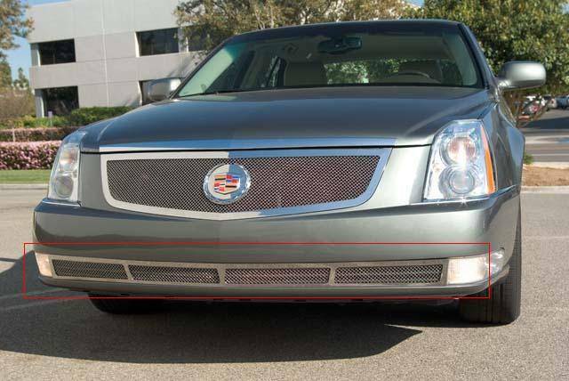 T-Rex Grilles - 1 Pc Small Mesh Stainless Steel Upper Class Bumper Grille Overlay - 55188