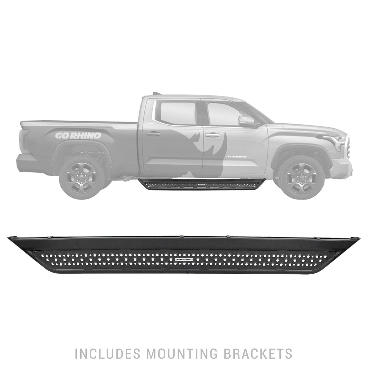 Go Rhino D64439T - Dominator Xtreme DSS SideSteps - Complete Kit: SideStep + Brackets - Textured Black