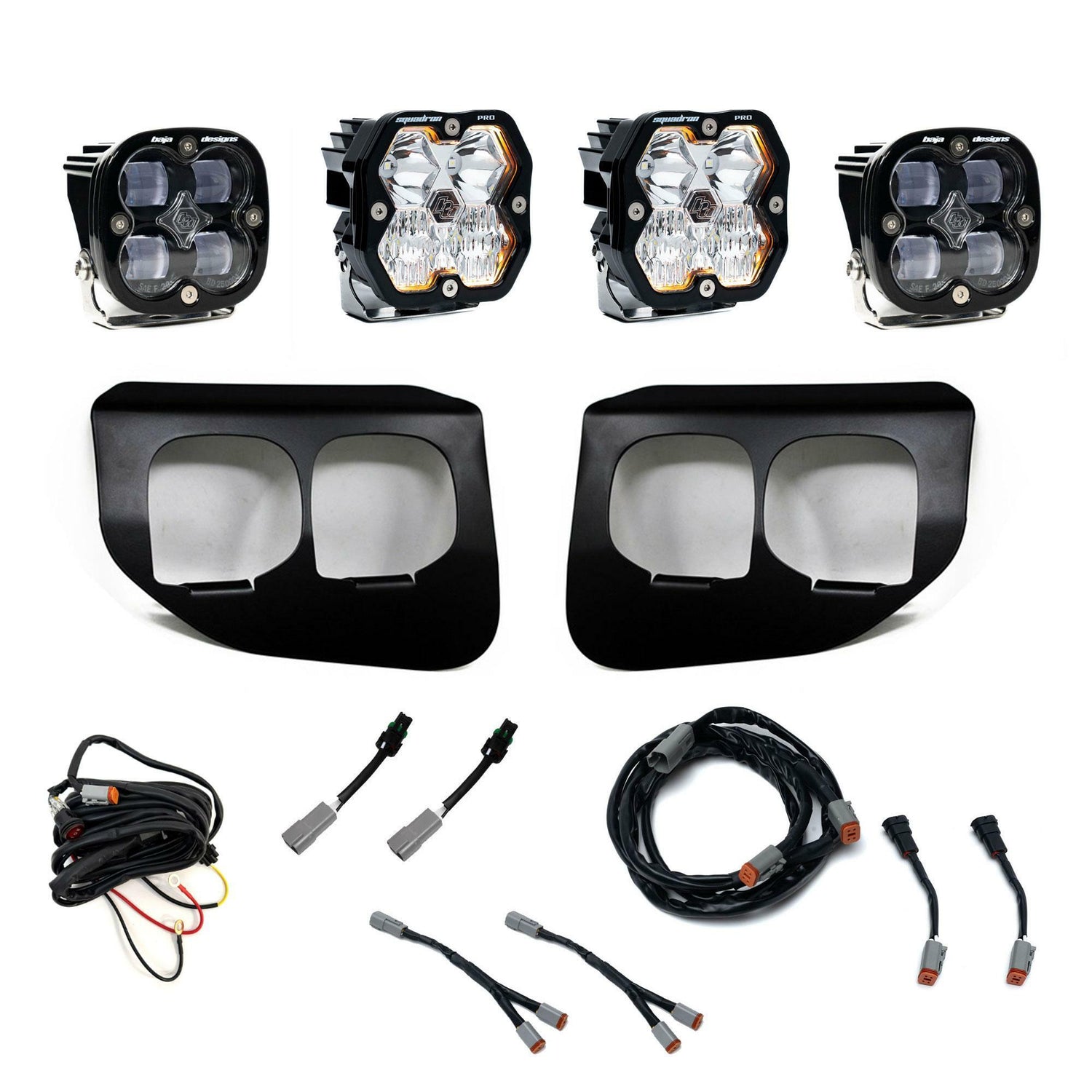 Baja Designs - 44-0039 Squadron 2.0 Pro/Squadron SAE Dual Fog Pocket Light Kit