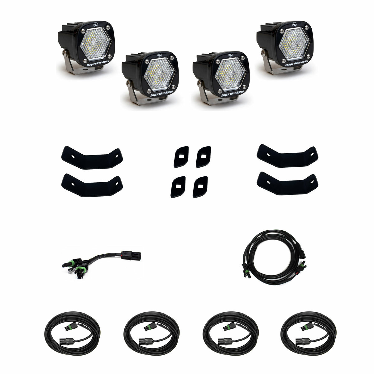 Baja Designs - 447862 - S1 Roof Rack Rail Kit
