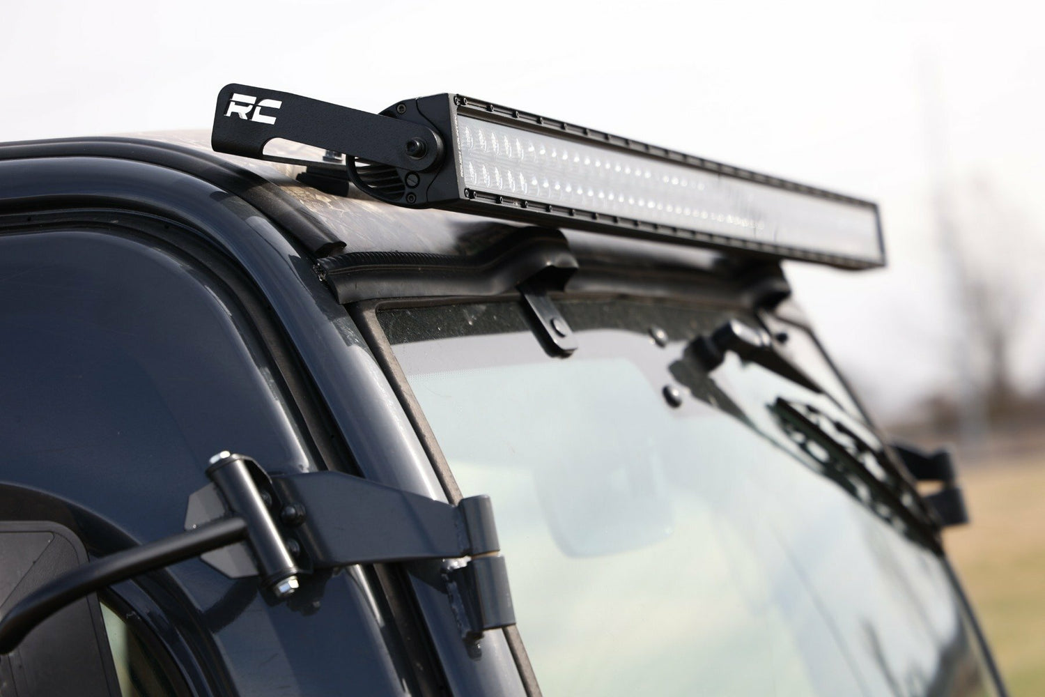 Rough Country - 50" Single Row LED Light Kit - Black Series - Front-Facing - Kubota RTV-X900 RTV-X1100 - 98008