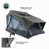 Overland Vehicle Systems - XD Sherpa S2S - Soft Sided Roof Top Tent, 2 Person, Grey Body and Black Rainfly - 18209902