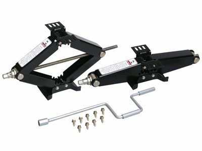 Husky Towing 77713 Scissor Mechanical 6500 LB Capacity 20" Height Powder Coated Black Steel 2 Pack