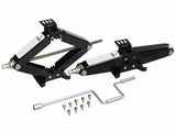 Husky Towing 77713 Scissor Mechanical 6500 LB Capacity 20" Height Powder Coated Black Steel 2 Pack