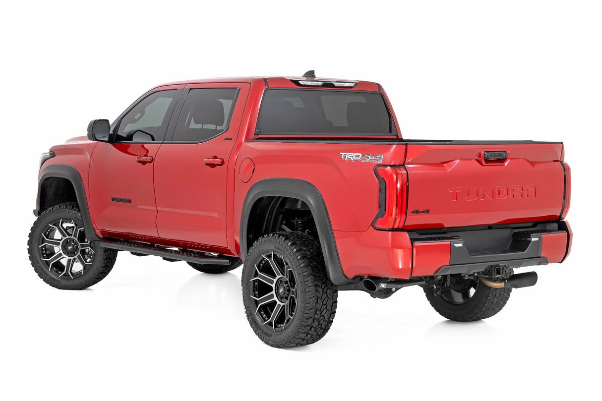 Rough Country - OV2 Running Boards - Side Step Bars - Crew Cab - Toyota Tundra (2022-2025) - 14006