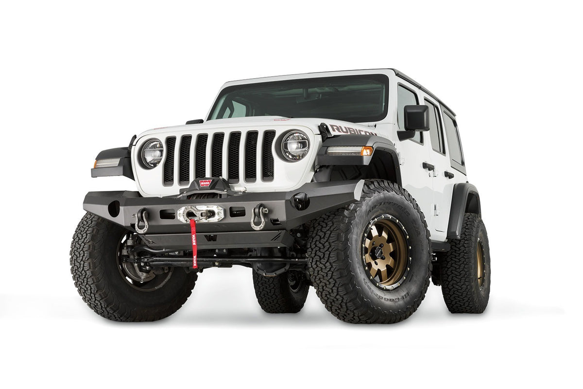 Warn - Elite Front Bumper for 2018-2026 Jeep Wrangler JL / 2020-2026 Jeep Gladiator JT - 101335