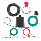 Curt - Custom Wiring Harness, 4-Way Flat Output, Select Subaru Solterra, Toyota BZ4X - 56550