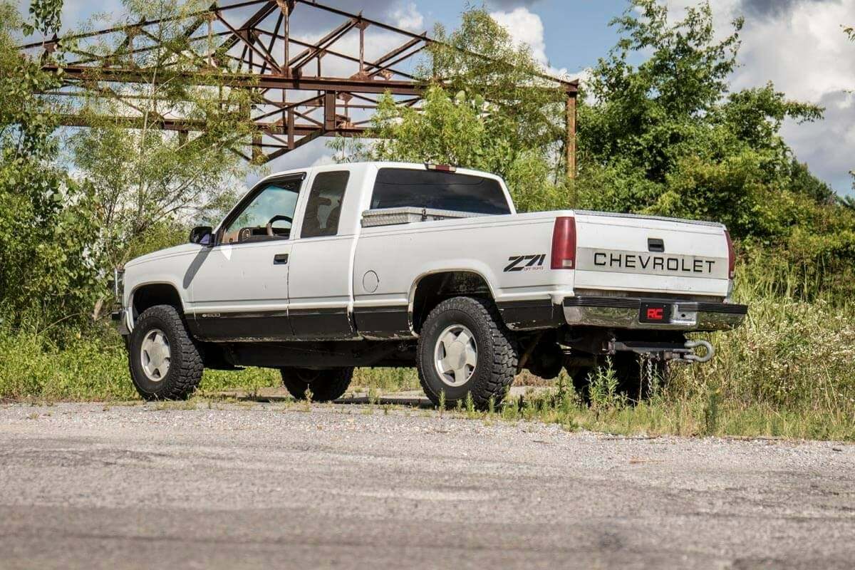 Rough Country Body Lift Bumper Brackets - FR & RR - 3 Inch Lift - Chevy C1500 K1500 Truck (88-94) - RC703