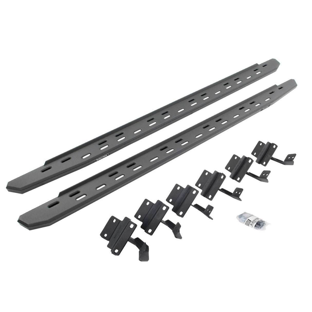 Go Rhino 69615087SPC - RB30 Slim Line Running Boards with Mounting Bracket Kit - Textured Black