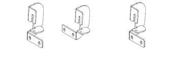 Go Rhino D64052TK - Dominator Xtreme D1,,D2, D6, DSS, DT Side Steps - Mounting Brackets Only - Textured Black