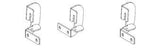 Go Rhino D64052TK - Dominator Xtreme D1,,D2, D6, DSS, DT Side Steps - Mounting Brackets Only - Textured Black