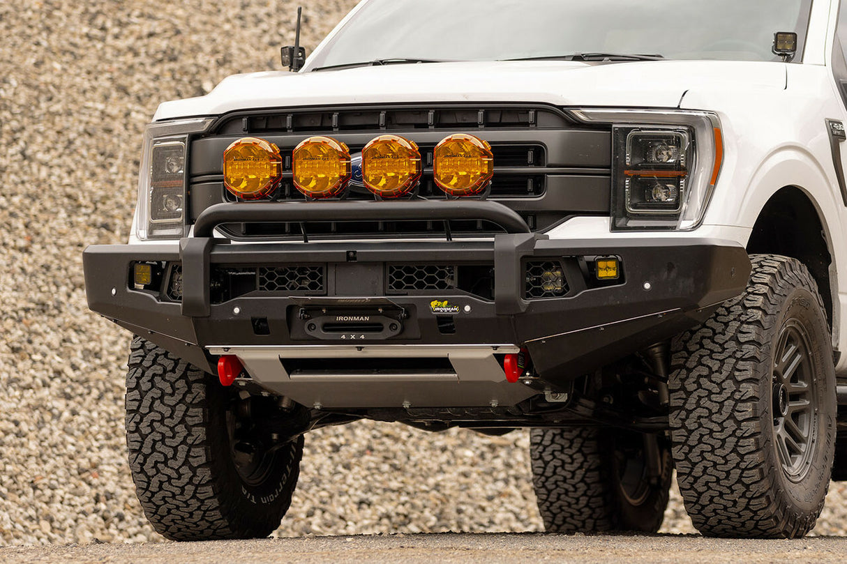 Ironman 4x4 - BBP109C-SLK-NN - Premium Single Hoop Front Bumper for 2021+ Ford F-150 - BBP109C-SL