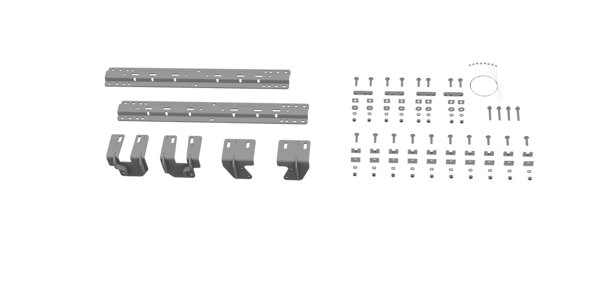 B&W - B&W Trailer Hitches RVK2505 Custom Installation Kit For Universal Mounting Rails For Some GM Trucks