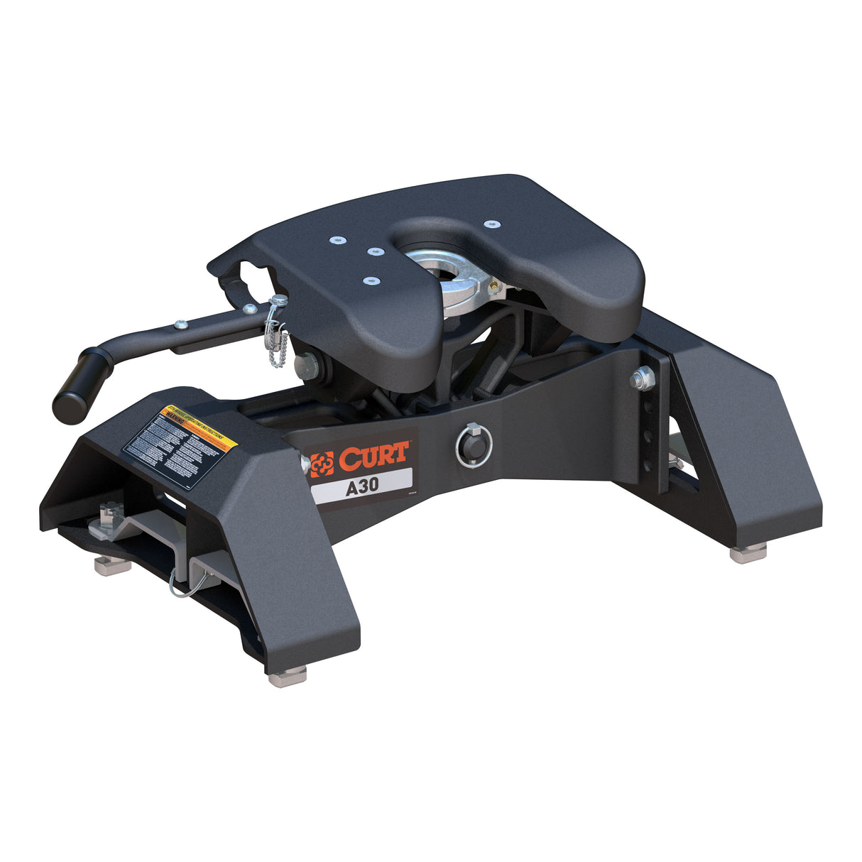 Curt - A30 5th Wheel Hitch, Select Silverado, Sierra 2500, 3500 HD, 8' Bed Puck System - 16070