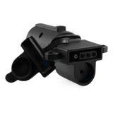 Curt - Adapter with Backup Alarm (7-Way RV Blade Vehicle to 4-Way Flat Trailer) - 57724