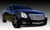 T-Rex Grilles - 1 Pc Small Mesh Stainless Steel Upper Class Grille Replacement - Re-Use OE Cadillac Logo with provided logo plate - 54198