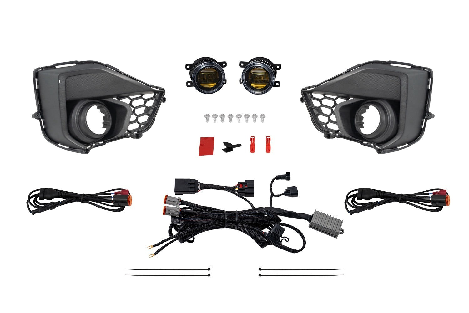 Diode Dynamics - Elite Series Add-On Fog Lamp Kit for 2024 Ford Mustang GT, Yellow - DD7969
