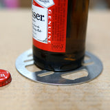 Mini MOLLE Bottle Opener - Stainless Steel