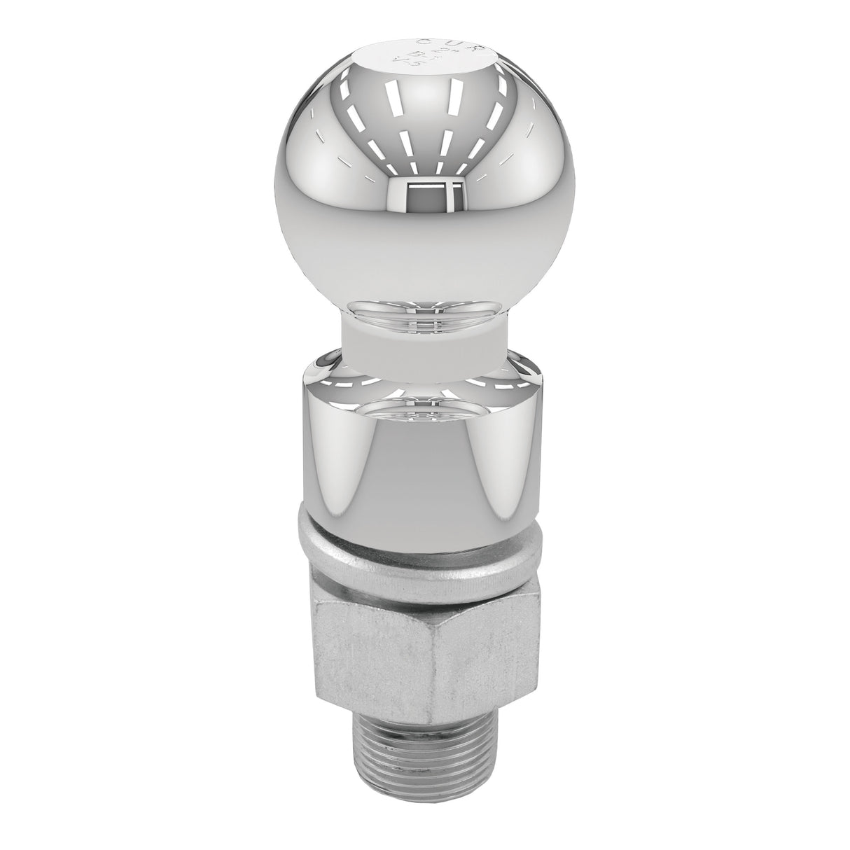 Curt - 2-5/16" Trailer Ball (1-1/4" x 2-5/8" Shank, 1" Rise, 10,000 lbs., Chrome) - 40035