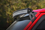 Rough Country - LED Light Kit - Windshield Mount - 50" BLK Dual Row - Jeep Cherokee XJ (84-01) - 70072