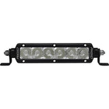 RIGID Industries - 906212EM SR-Series LED Light, E-Mark Certified, Spot Optic, 6 Inch, Black Housing