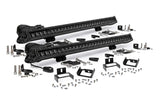 Rough Country - LED Light Kit - Grill Mount - 30" Black Single Row Pair - Ford F-250 F-350 Super Duty (11-16) - 70771