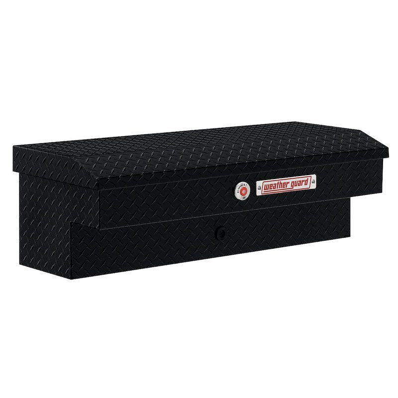 Weather Guard - Model 184-5-04 41in Lo-Side Box, Aluminum, Gloss Black, 3.0 cu ft - 184-5-04